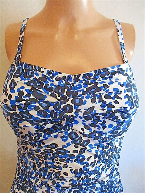 LADIES SWIMSUIT M&S BANDEAU SWIMMING COSTUME NEW SIZE 8 10 12 14 16 20 ...