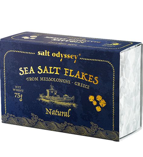 Sea salt flakes natural-Salt Odyssey-75gr