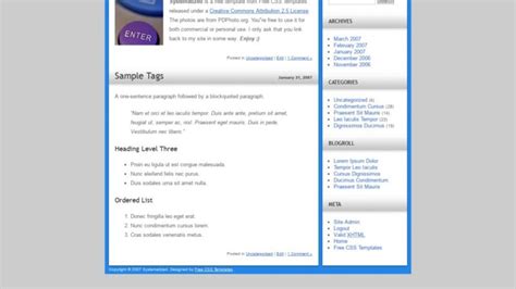 Image result for HTML/CSS Document Template