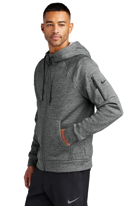 Nike Therma-FIT Pocket Full-Zip Fleece Hoodie | Product | SanMar