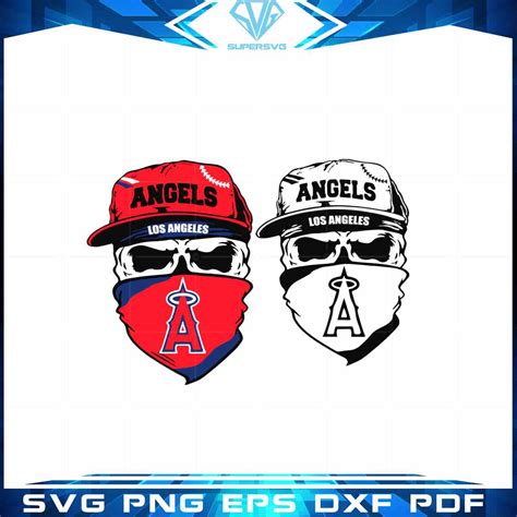 LA Angels Baseball MLB Logo Team SVG Best Graphic Design Cutting File