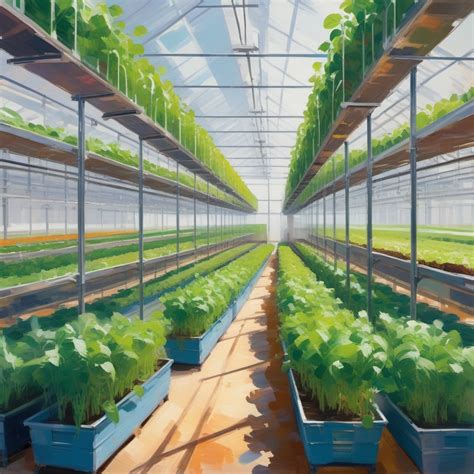 Innovative High-Tech Indoor Farm | Stable Diffusion Online