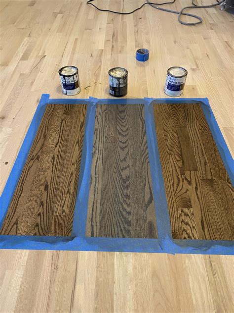 Which color!? From left to right: jacobean, aged barrel, antique brown ...