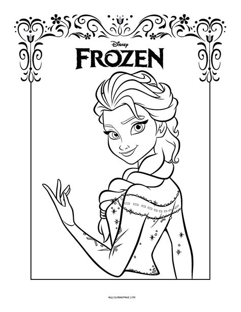 Frozen Coloring Pages – Free Printable Coloring Page