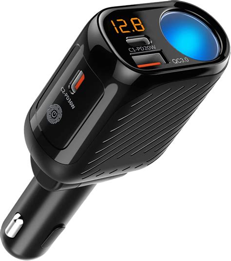 Car Cigarette Lighter Power Socket Charger Adapter 120W USB Port ...