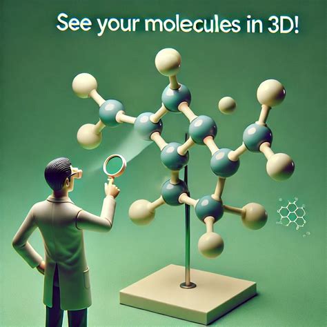 See Your Molecules in 3D! Yes, you can see molecules in 3D! No special ...