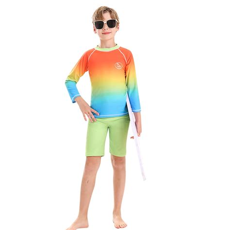 Boys Swimwear Swimsuit Kids Bathing Suit Shirt and Shorts for Kids ...