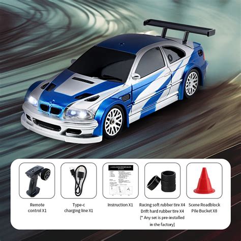 2025 New RC Drift Car, 1:43 Scale Drifting RC Cars, 2.4GHz 4WD RC Race Car, Indoor Mini RC Toys ...