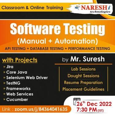 Software Testing Online Class 的图像结果