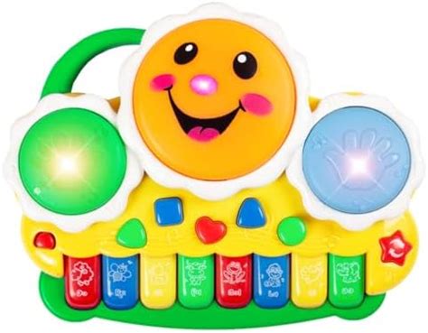 Buy Gooyo GY88025 Musical Drum & Piano Keyboard Toy with Animals Sounds ...