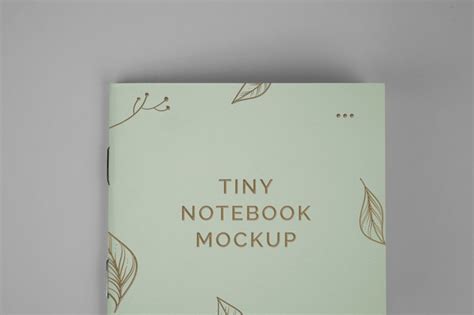 Tiny pocket notebook mockup design | Premium PSD