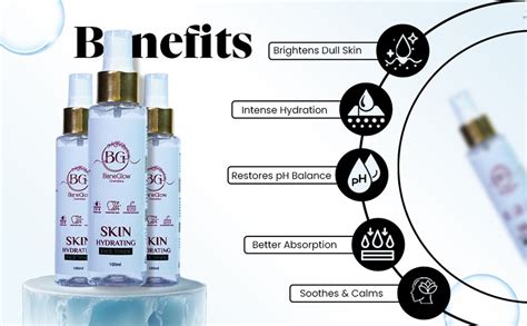 Bene Glow Skin Hydrating Face Toner with Hyaluronic Acid, Aloe Vera ...