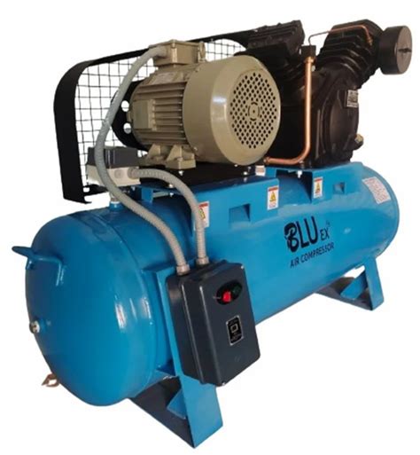 Industrial Air Compressors - 7.5HP - 225 LTR Double Stage Reciprocating ...