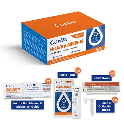 CorDx Tyfast At Home Flu A/B and COVID 19 Multiplex India | Ubuy