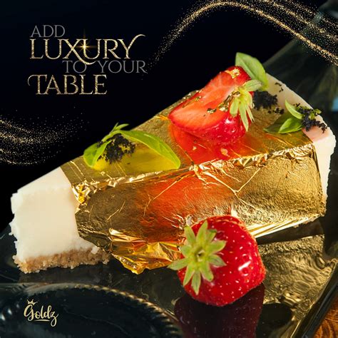 Buy goldz: 24K Genuine Edible Gold Leaf - Real Gold Leaf - BIG Size ...