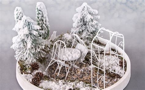 Winter Minigarten – Bastelidee – Rayher
