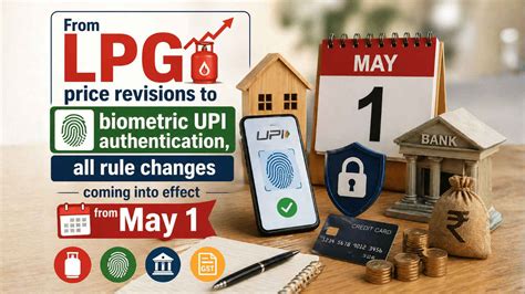 From LPG price revisions to biometric UPI authentication, all rule ...