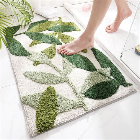 Green bathroom rugs – Artofit