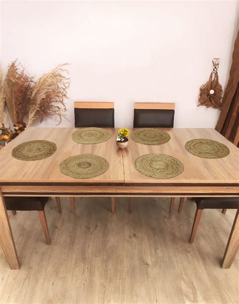 Jute Plain Round Table Placemat– Meroalay