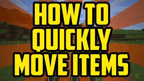 How to Quick Move Items in Minecraft Java 的图像结果