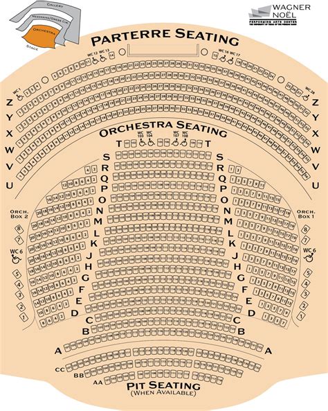 Seating Chart | Wagner Noël