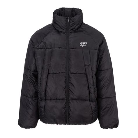 Lee Cooper Men's Windproof Water-Resistant Stand Collar Long Sleeve ...