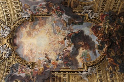 Roma - Trionfo del nome di Gesù ( volta della Chiesa del Gesù ) Foto ...