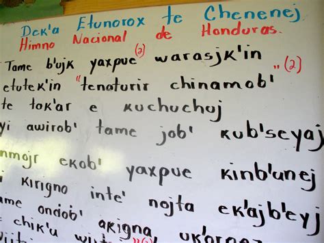 Language Of Honduras