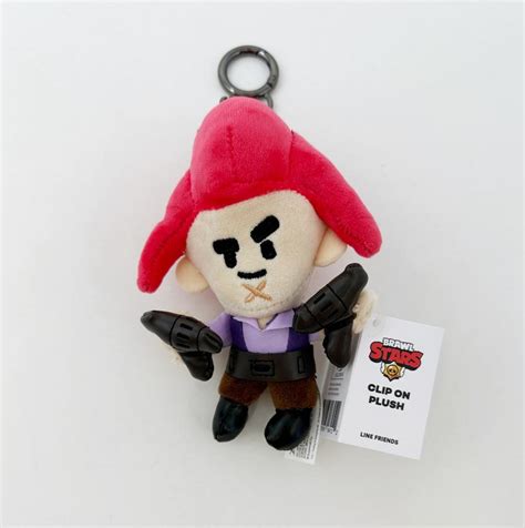 Buy SuperCell Brawl Stars Line Friends Bag Clip Plush Charm Keychain ...