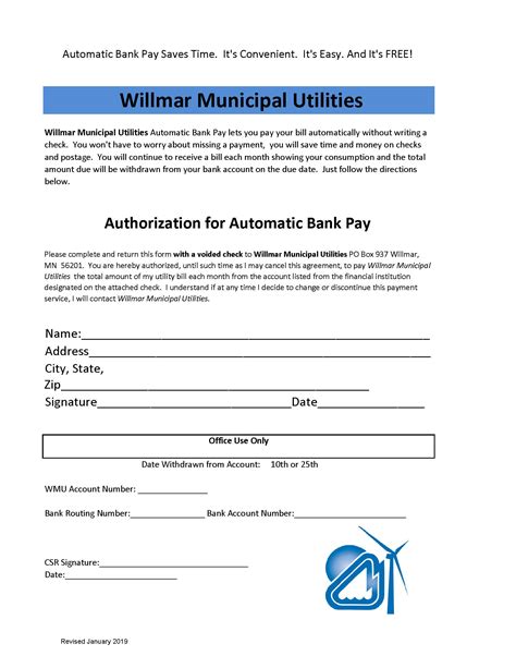 Ways to Pay Willmar Public Utilities | Willmar Municipal Utilities
