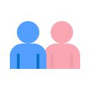 2 people Icons & Symbols