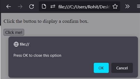 Image result for Confirm Function in JavaScript