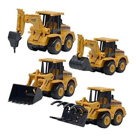JMV® Friction Power Construction Truck Play Set Toys – Excavator Toys ...