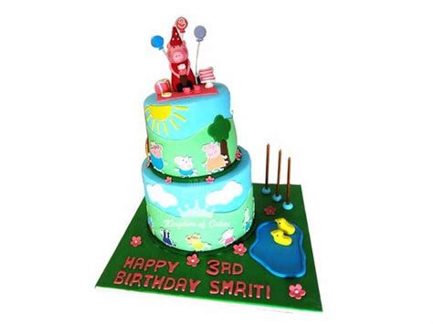 Peppa Pig Cake: Order Online Happy Birthday Peppa Pig Cake