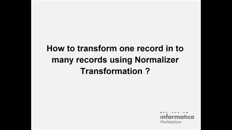 Image result for Normalizer as Source Informatica