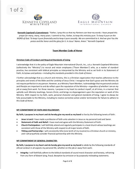 Image result for Sample Code Ofconduct Prayers