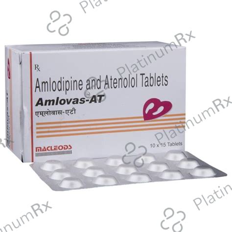 Amlovas AT 5/50mg Tablet 15s: View Uses, Side Effects, Price and ...