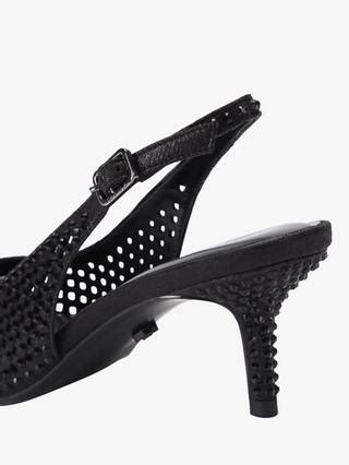 Carvela Lazer Slingback Court Shoes, Black