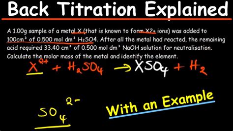 Image result for HCL Back Titration