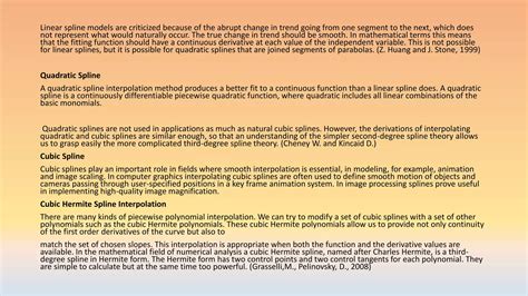 Spline Curve Definition