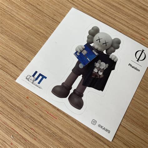 Uniqlo x KAWS Sticker, Hobbies & Toys, Stationery & Craft, Art & Prints ...