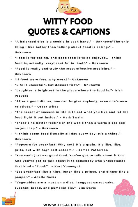 Funny food quotes captions food caption ideas for instagram – Artofit