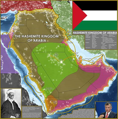 The Greatest Missed Opportunity: the Hashemite Kingdom of Arabia : r/imaginarymaps