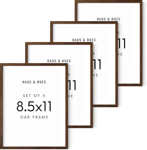 Haus and Hues Set of 4 Certificate Frames 8.5 X 11 - Picture Frames 8.5 ...