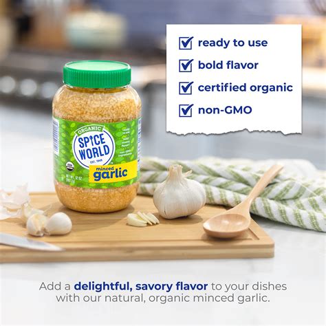 Spice World Minced Garlic