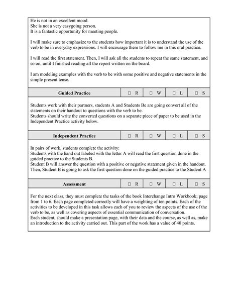 Image result for Lesson Plan Assessment Examples