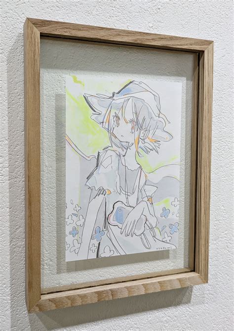 oyasumi 作品『drawing #2』 （額付） | Shirokane 6c SHOP