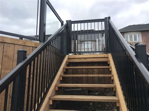 Custom Aluminum Stair Railings Systems - WATERLOO RAILINGS