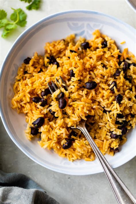 Puerto Rican Rice And Black Beans