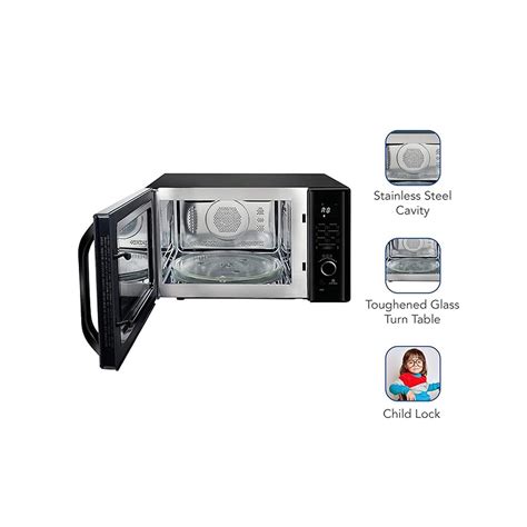 Haier 30L Convection Microwave Oven in Black with Crispy Grill (HIL300 ...